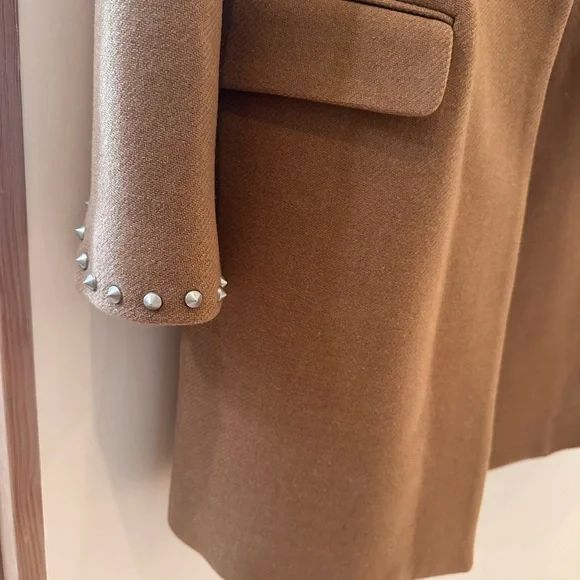 New Zadig wool blend over coat with studs - Picture 6 of 13